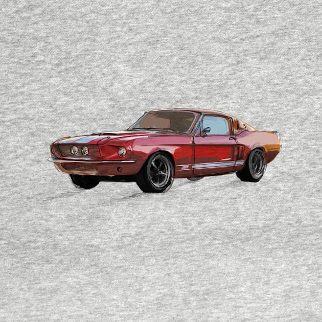 Classic Mustang Red by jdm1981